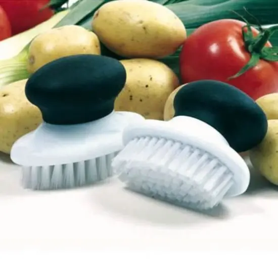 Norpro Grip-EZ Vegetable Brush - Nylon Bristle Potato Veggie Cleaning Scrubber {5}