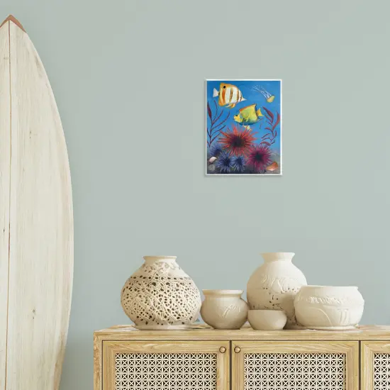 Stupell Industries Seafaring Fish & Urchins Wall Plaque Art Design by Michelle Ingari Designs {2}