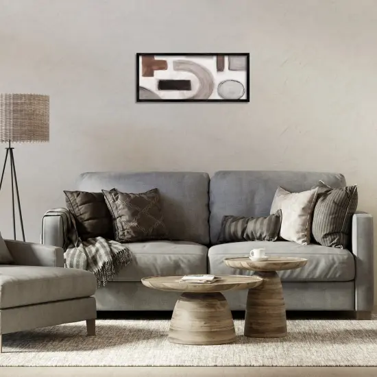 Stupell Industries Boho Geometric Shapes Framed Giclee Wall Art Design by Emma Peal {2}