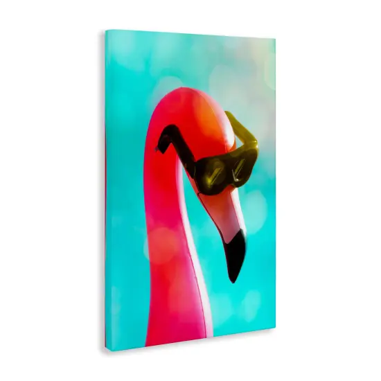 Stupell Industries Flamingo Basking in Bokeh Canvas Wall Art Design by Graffi*tee Studios {3}