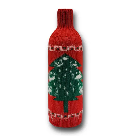 Christmas Tree Bottle Cover F07M5-7E {1}