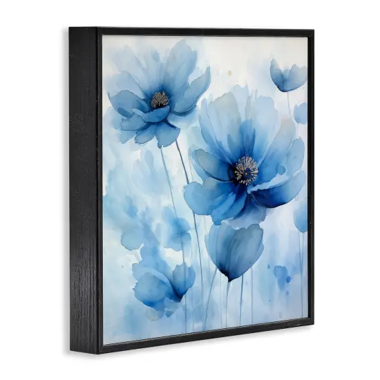 Stupell Industries Mystical Blue Poppies Framed Giclee Wall Art Design by Irena Orlov {9}