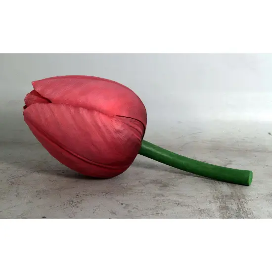 Tulip Bud Over Sized Flower Statue {6}
