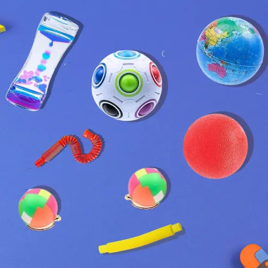 4E's Novelty 30 Pack Fidget Toy Set for Kids - Sensory Toys, Anxiety, ADHD & Autism Toys, Social Emotional Learning {5}