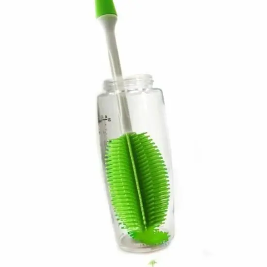 Norpro 14" Long Silicone Bottle Brush - Great for Cleaning Travel Cups and Baby Bottles {3}