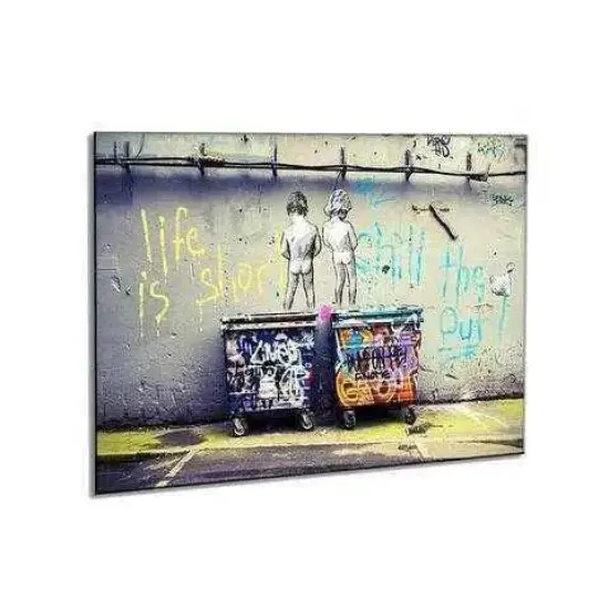 Funny Framed Bathroom Art Print - Humorous Wall Decor for Your Restroom {4}