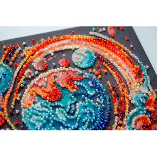 Mini Bead embroidery kit - Cosmic energy {4}