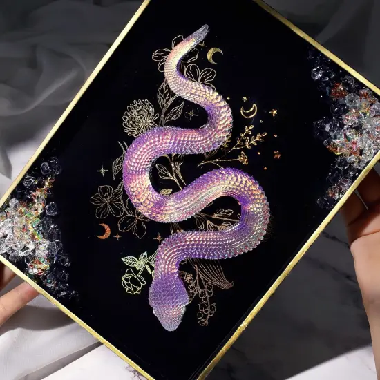 LET'S RESIN 2Pcs Snake Resin Molds, Flexible 3D Snake Silicone Molds(Large & Small), Effortless Demolding Animal Epoxy Molds for DIY Art, Home Decor, Serpent Lovers Gifts {5}