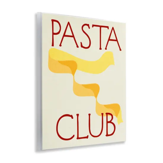Stupell Industries Pasta Club Phrase Wall Plaque Art Design by Daphne Polselli {3}