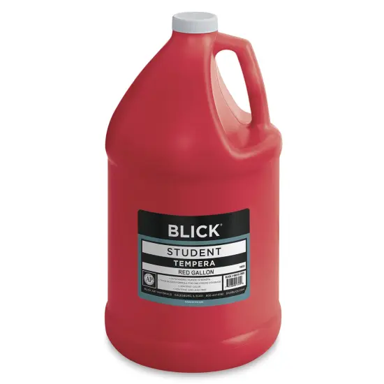 Blick Original Formula Student Tempera Paint - Red, 128 oz {1}