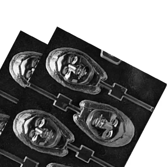 Indian Girl Lolly Chocolate Mold/3-1/2" x 2-1/8" x 3/4" {6}