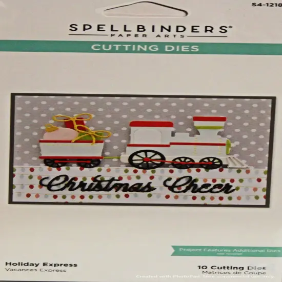 Spellbinders Holiday Express Cutting Dies Set-10 Pieces {1}