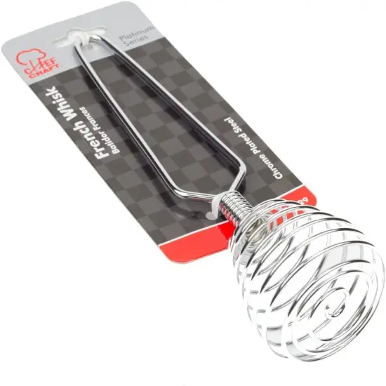 Chef Craft 7" Steel Spring Coil Whisk, French Whisk - Great For Hand Mixing Eggs, Cream, Gravy {2}