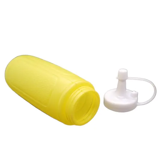 Handy Housewares 2 pc Squeezable Picnic Condiment 8 oz. Squeeze Dispenser Storage Bottles - Great for Ketchup Mustard or BBQ Sauce! {3}