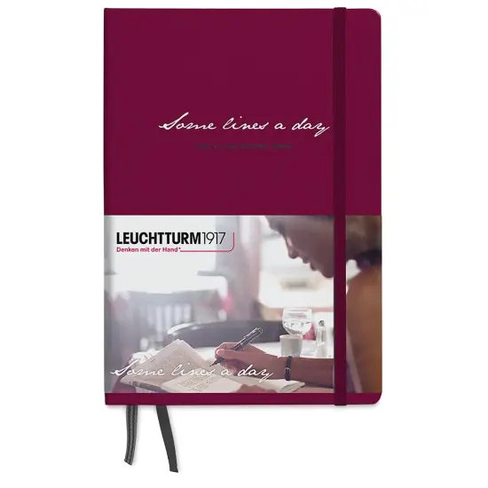Leuchtturm1917 Some Lines a Day Notebook - Port Red, 5-3/4" x 8-1/4" {1}