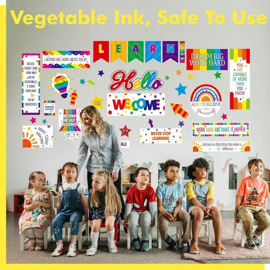 40PCS Bulletin Board Decor - Colorful {5}