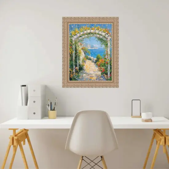 Silver Baroque Ornate Picture Frame 12x16 frame {4}