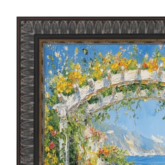 Wheat Leaf Ebony Gold Picture Frame 40x40 frame {2}