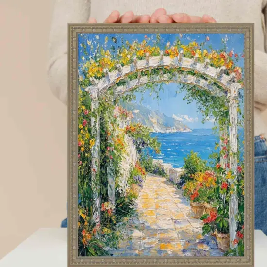 Slim Silver Stars Picture Frame 18x24 frame {7}