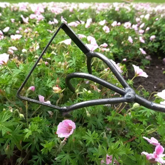 DeWit Drop Grip Culti-Weeder, Boron Steel and Ash Wood Handle, 24 inches long {4}