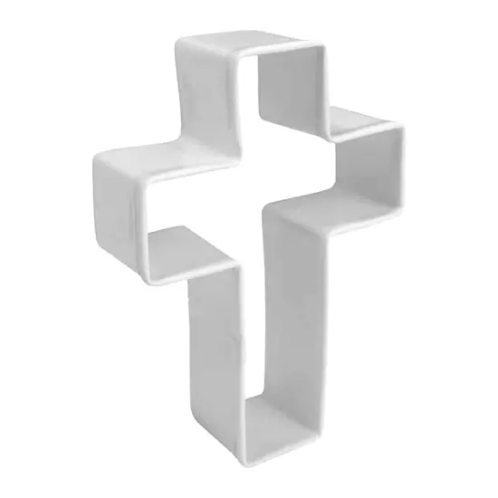 Cross 4" Cookie Cutter White {2}