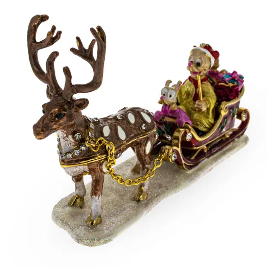 Jeweled Reindeer Trinket Box {1}