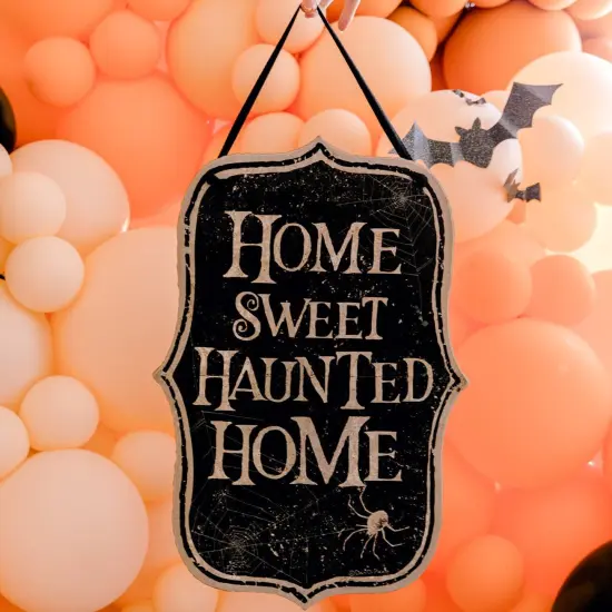 HOME SWEET HAUNTED HOME WALL DECOR {2}