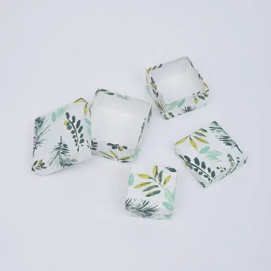 Eco-Friendly Refreshing Square Boxes - Set of 3 {1}