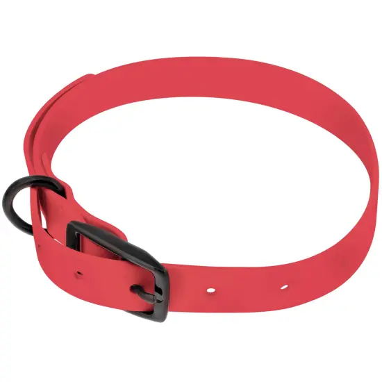 MiMu Large Silicone Dog Collar - Pink 30in Stylish Dog Collar with Prong Buckle {3}