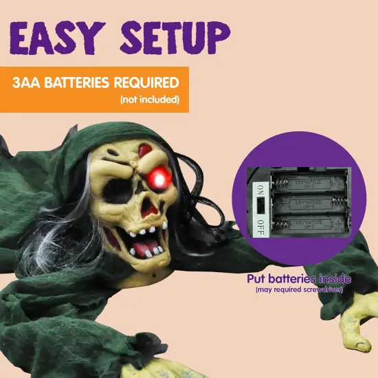 Halloween Outdoor Decoration Zombie Groundbreaker {3}