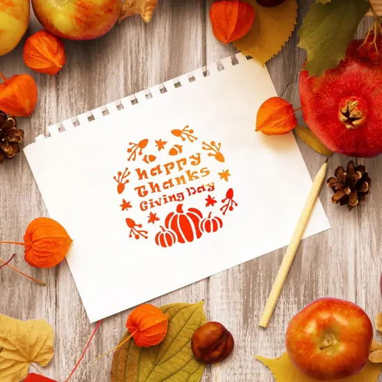 36 Pc Fall Stencils - 5.12 x 5.12 Inch {5}