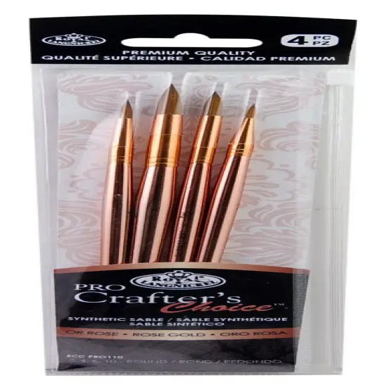 RCC PRO110 | Crafter's Choice&trade; Pro 4pc Round Brush Set {1}