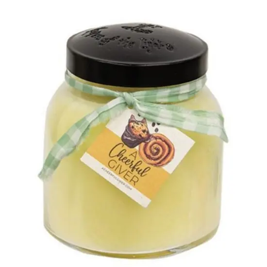 Lemon Meringue Candle 34oz with Cotton Wicks and Tin Lid for Home Fragrance {1}
