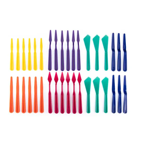 RCVP-109 | 36pc Plastic Palette Knife Classroom Value Pack {3}