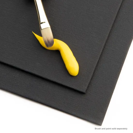 CNVB-BLK1216-2 | 2pk 12 x 16 Black Canvas Panel Value Black {2}