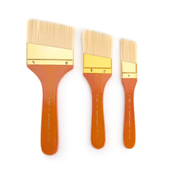 RSET-9359 | 3pc Firm Bone Taklon Large Area Angular Brush Set {2}