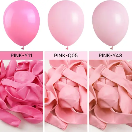 138 pcs Light Pink Balloons (Pink-y48) {3}