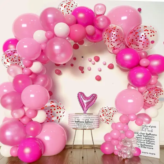 300 Pcs Pink Balloons (	Various Pink Colors) {5}