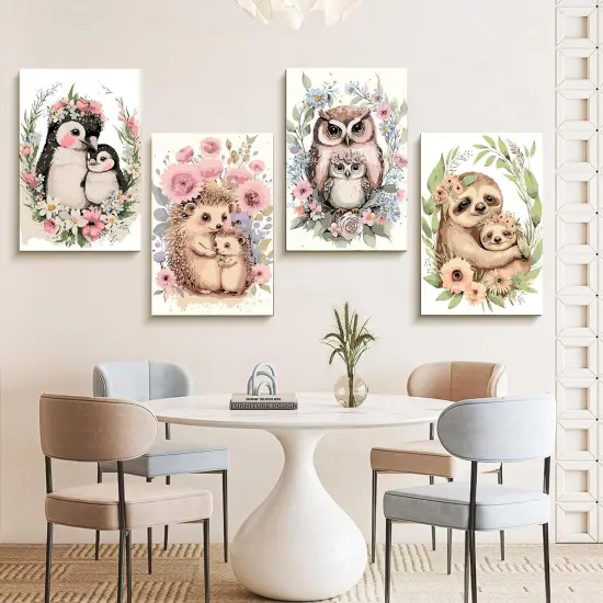 4 Pack Framed Paint by Numbers Kit for Adults(4PCS-BKH366+BKH367+BKH368+BKH369) {3}