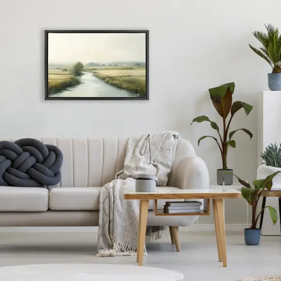 Stupell Industries Mirror Of Calm Landscape Floating Frame, design by Novae {2}