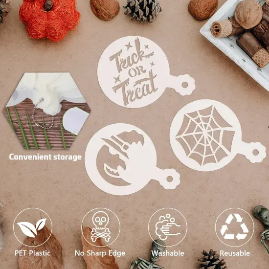 36 Pieces Reusable Halloween Cake(	Halloween Style) {2}