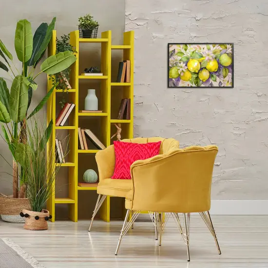 Stupell Industries Cottage Lemon Blooms Framed Giclee Wall Art Design by Alina Georgescu {2}