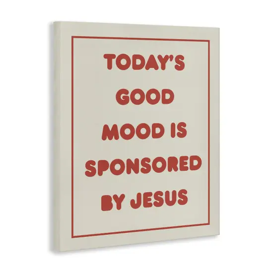 Stupell Industries Good Mood by Jesus Canvas Wall Art Design by Daphne Polselli {3}