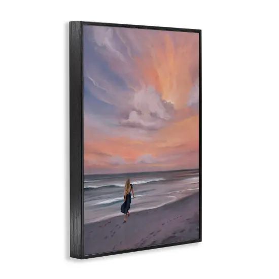 Stupell Industries Sunset Beach Walk Framed Giclee Wall Art Design by Svetlana Aleynikova {9}