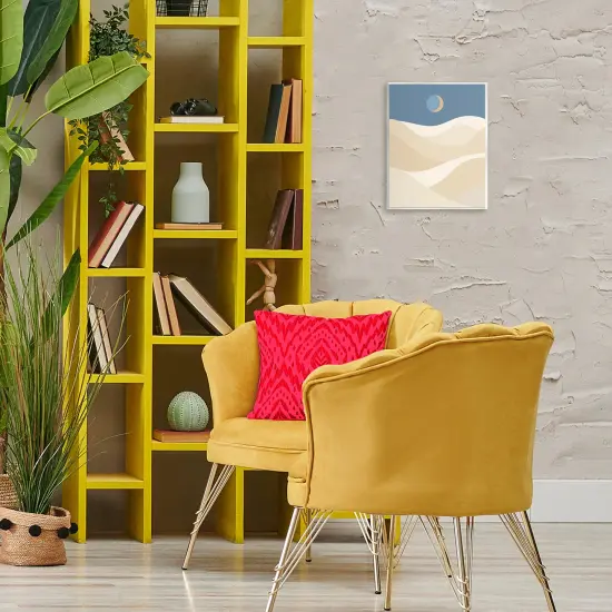 Stupell Industries Crescent Moon over Dunes Wall Plaque Art Design by Daphne Polselli {2}