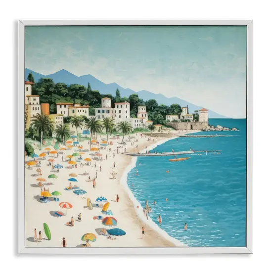 Stupell Industries By Water's Edge Framed Giclee Wall Art Design by Lazar Studio {1}