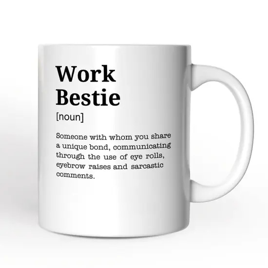 Work Bestie Definition, Funny Coworker Gift {1}