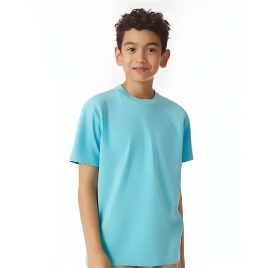 Comfort Colors&reg; Garment Dyed Youth Heavyweight Crewneck Short Sleeve T-Shirt Lagoon {1}