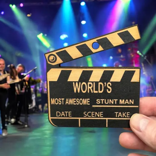 Worlds most awesome Stunt Man - Ornament Black {4}