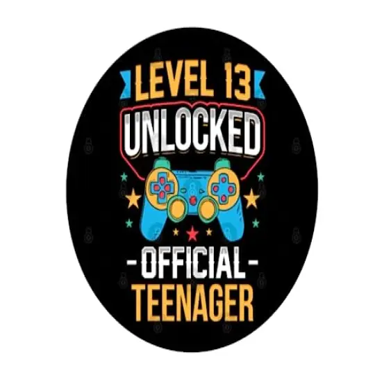 Officially Teenager Edible Cake cupcake topper (8 Inch Round) {1}